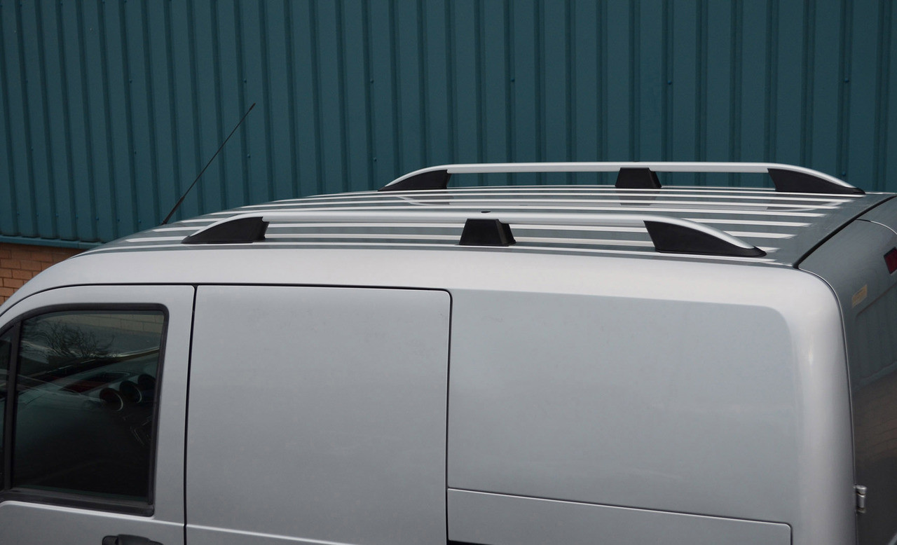 Aluminium Roof Rack Rails Side Bars Set To Fit LWB Ford Transit Connect  (02-12) - Autoline Accessories Limited