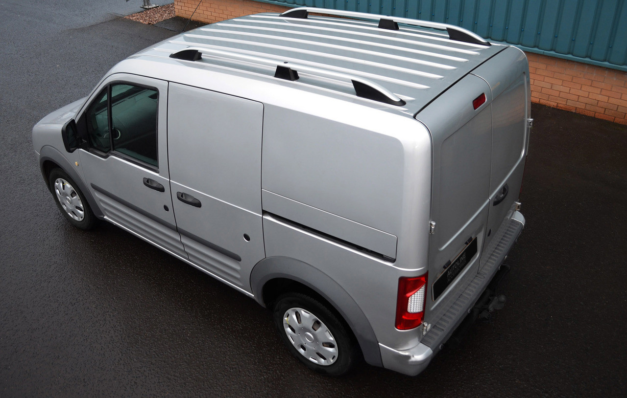 Aluminium Roof Rack Rails Side Bars Set To Fit LWB Ford Transit Connect (02-12)