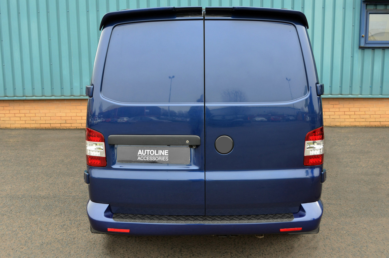 Black Anodised Rear Bumper Protector Guard For Volkswagen T5 Transporter 2003-15