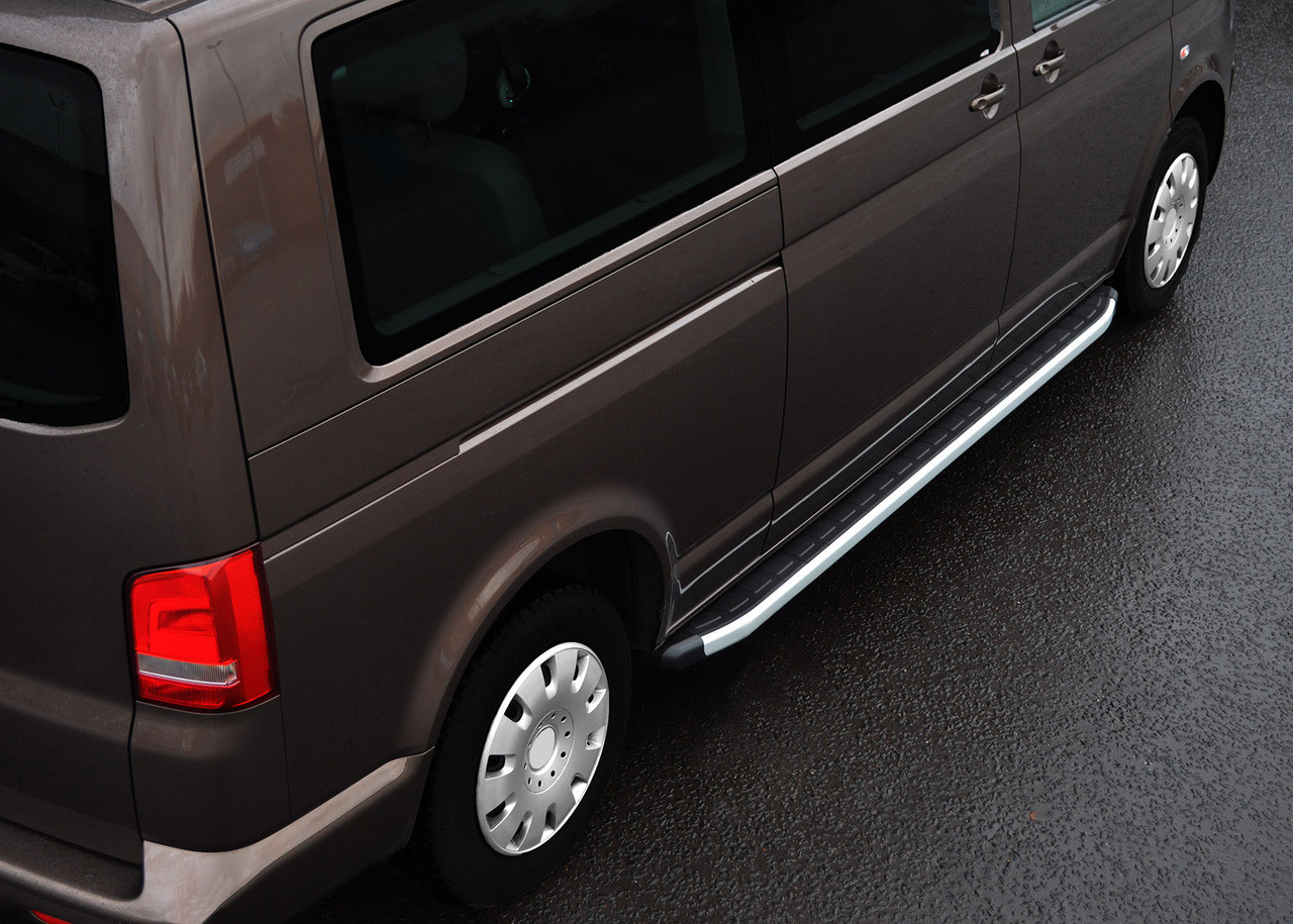 Aluminium Side Steps Bars Running Boards For LWB Ford Transit Connect (2002-12)