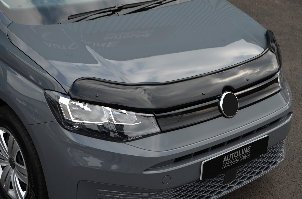 Rigid Bonnet Protector Guard Wind Deflector To Fit Volkswagen Caddy (2021+)