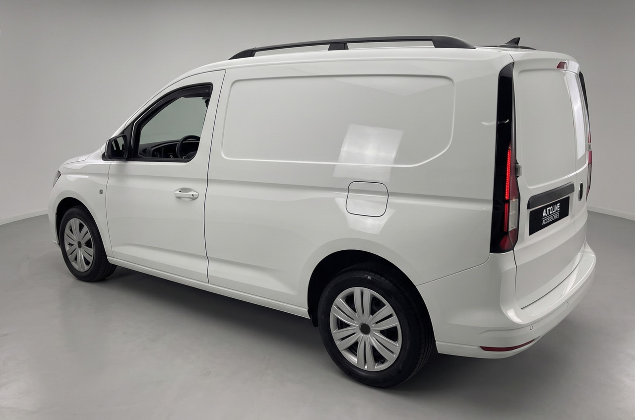Black Aluminium Roof Rack Bars Side Rails To Fit L1 Volkswagen Caddy (2021+)