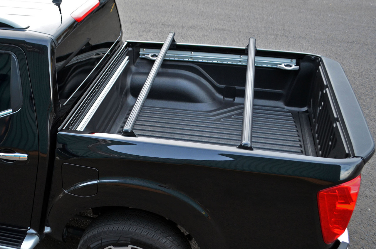 Truck Bed Rack Load Carrier Bars To Fit Fiat Fullback (2016+) - Black