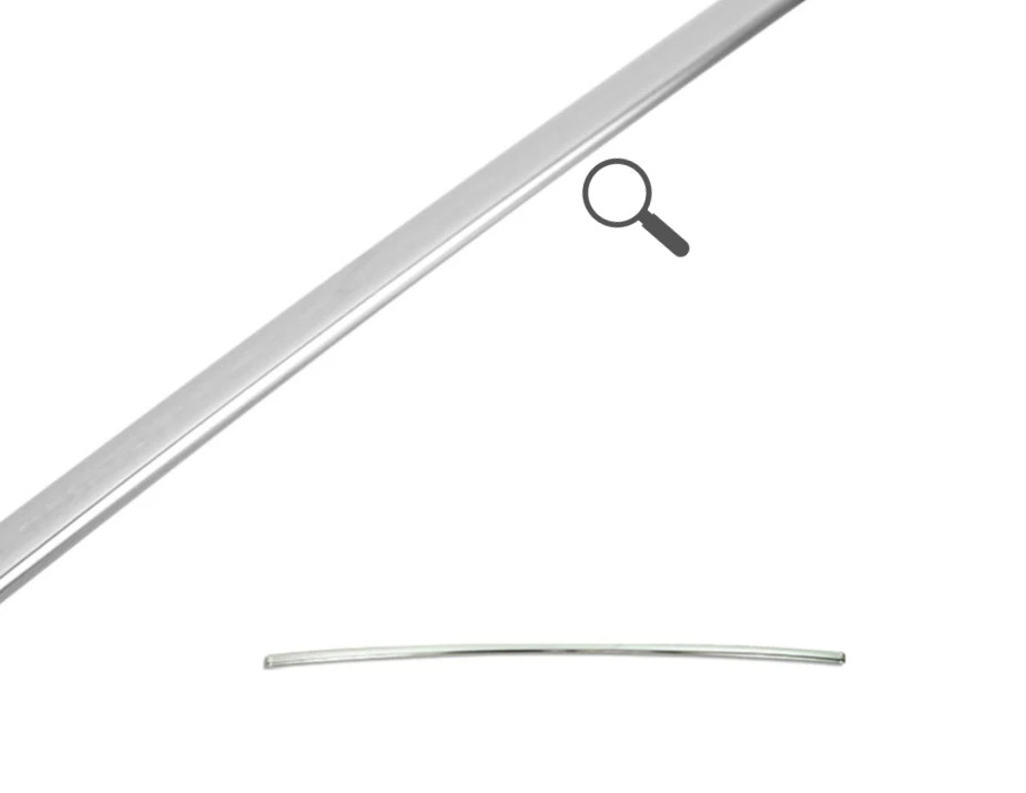 Chrome Lower Bumper Grille Trim To Fit Ford Transit Custom (2018-22) - 1 Piece