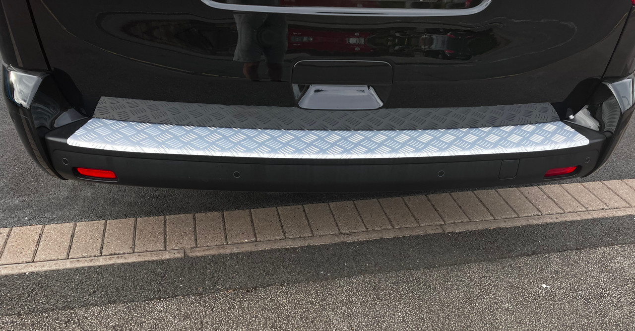 Rear Bumper Protector Scratch Guard Anodised To Fit Toyota PROACE (2016+)
