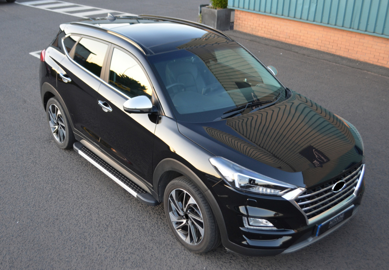 Aluminium Side Steps Bars Running Boards For Hyundai Tucson (2015-20)