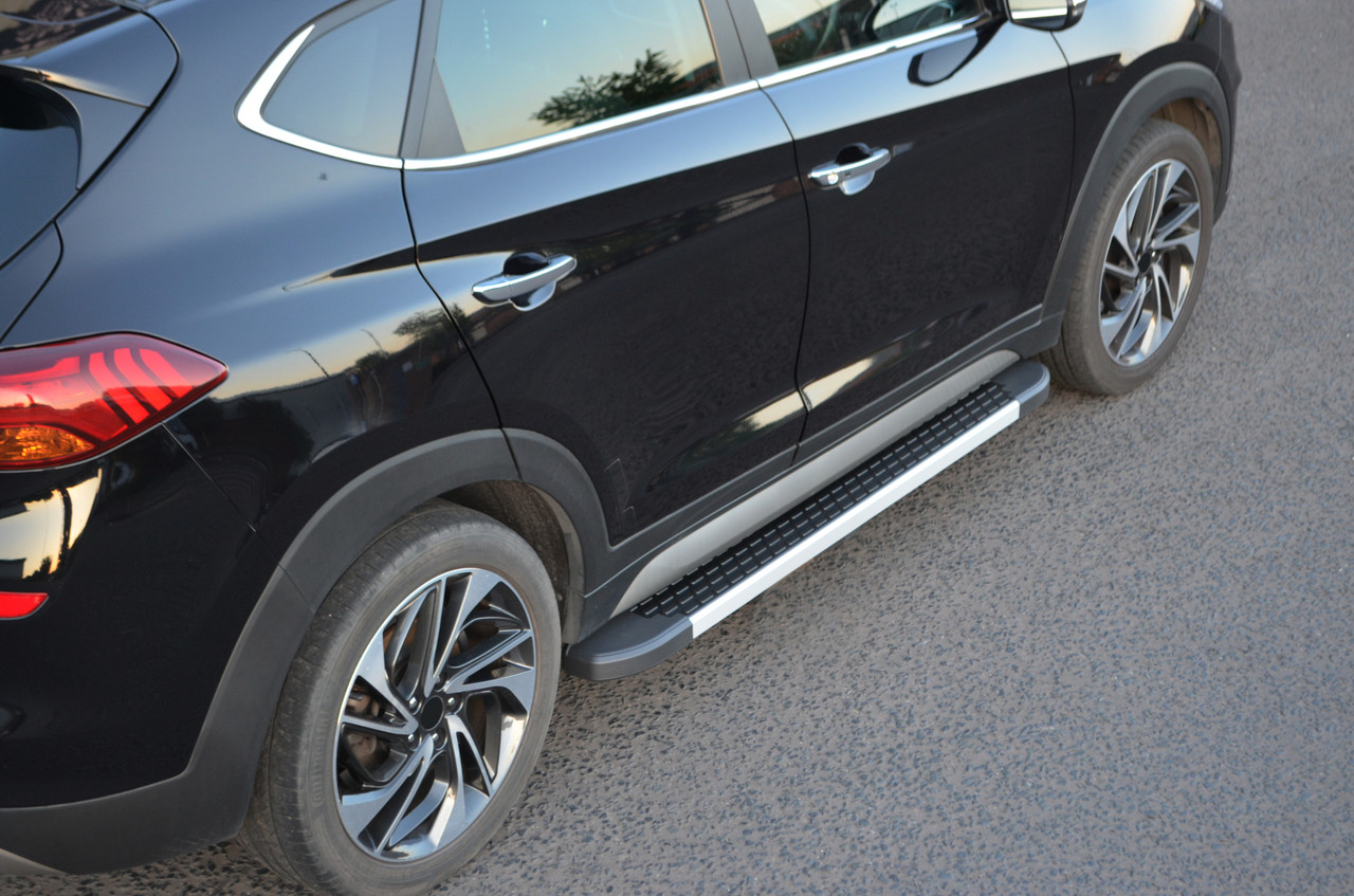 Aluminium Side Steps Bars Running Boards For Hyundai Tucson (2015-20)