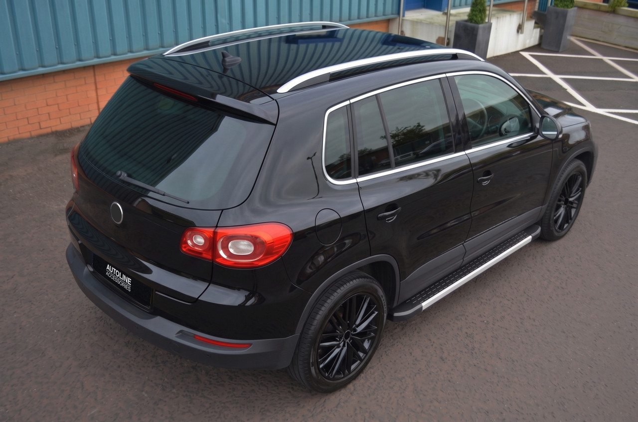 Aluminium Side Steps Bars Running Boards For Volkswagen Tiguan (2007-16)