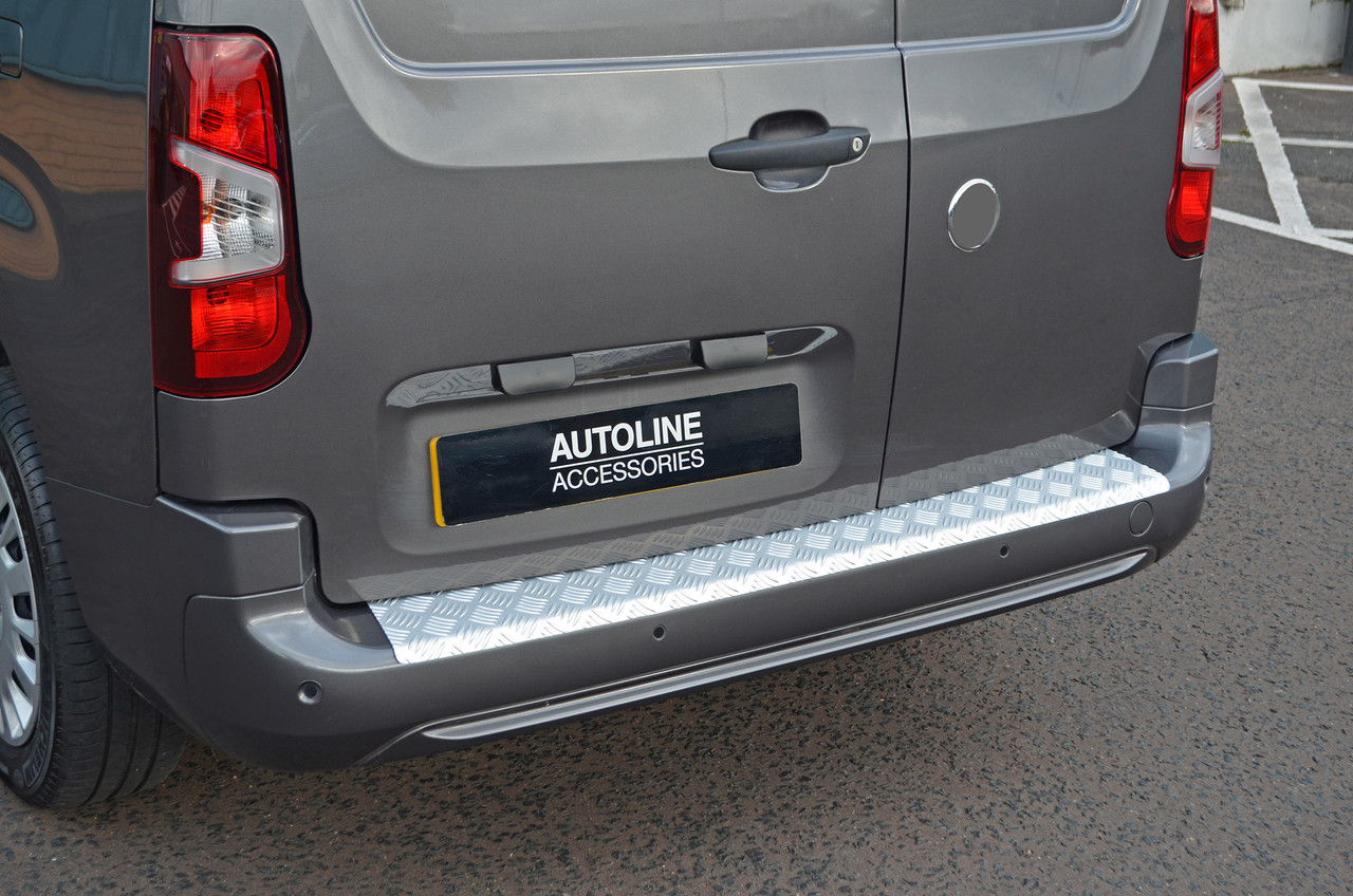 Anodised Rear Bumper Protector Scratch Guard To Fit Fiat Doblo (2023+)