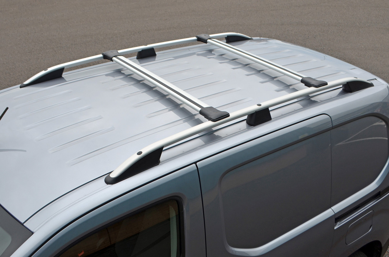Aluminium Roof Rails and Cross Bars Set To Fit L1 Fiat Doblo (2023+)