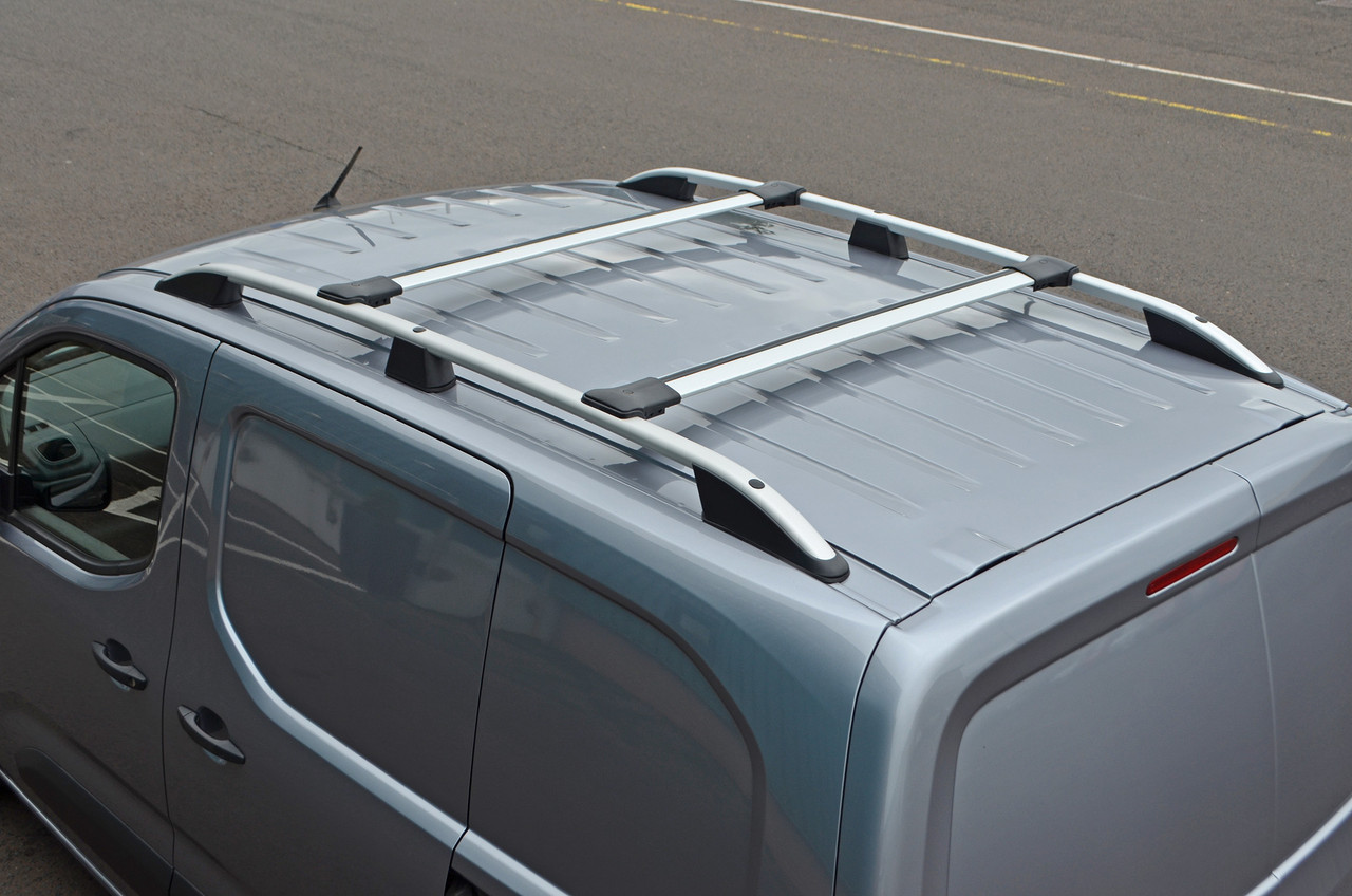 Aluminium Roof Rails and Cross Bars Set To Fit L1 Fiat Doblo (2023+)