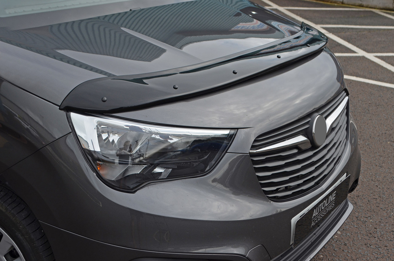 Rigid Bonnet Protector Bug Guard Wind Deflector To Fit Fiat Doblo (2023+)