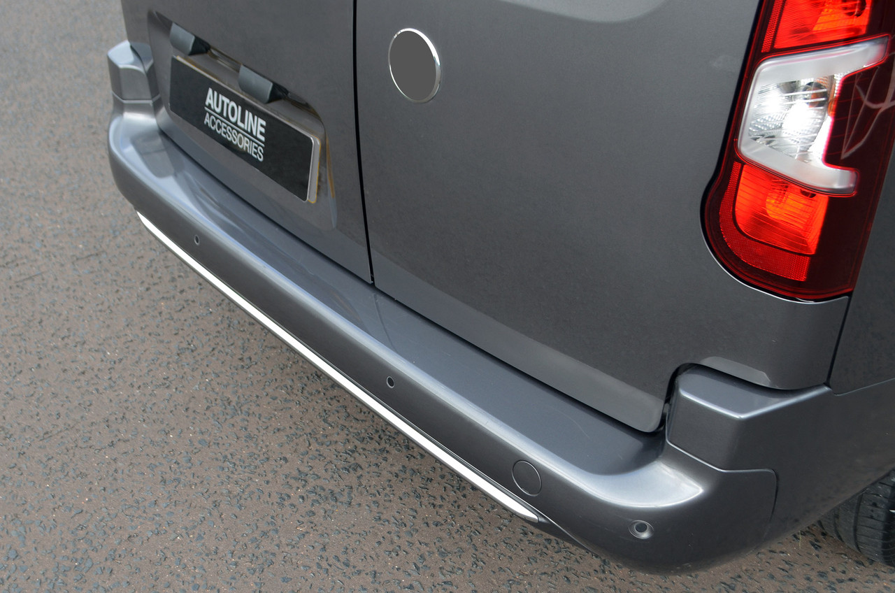 Chrome Rear Bumper Diffuser Trim To Fit Fiat Doblo (2023+)