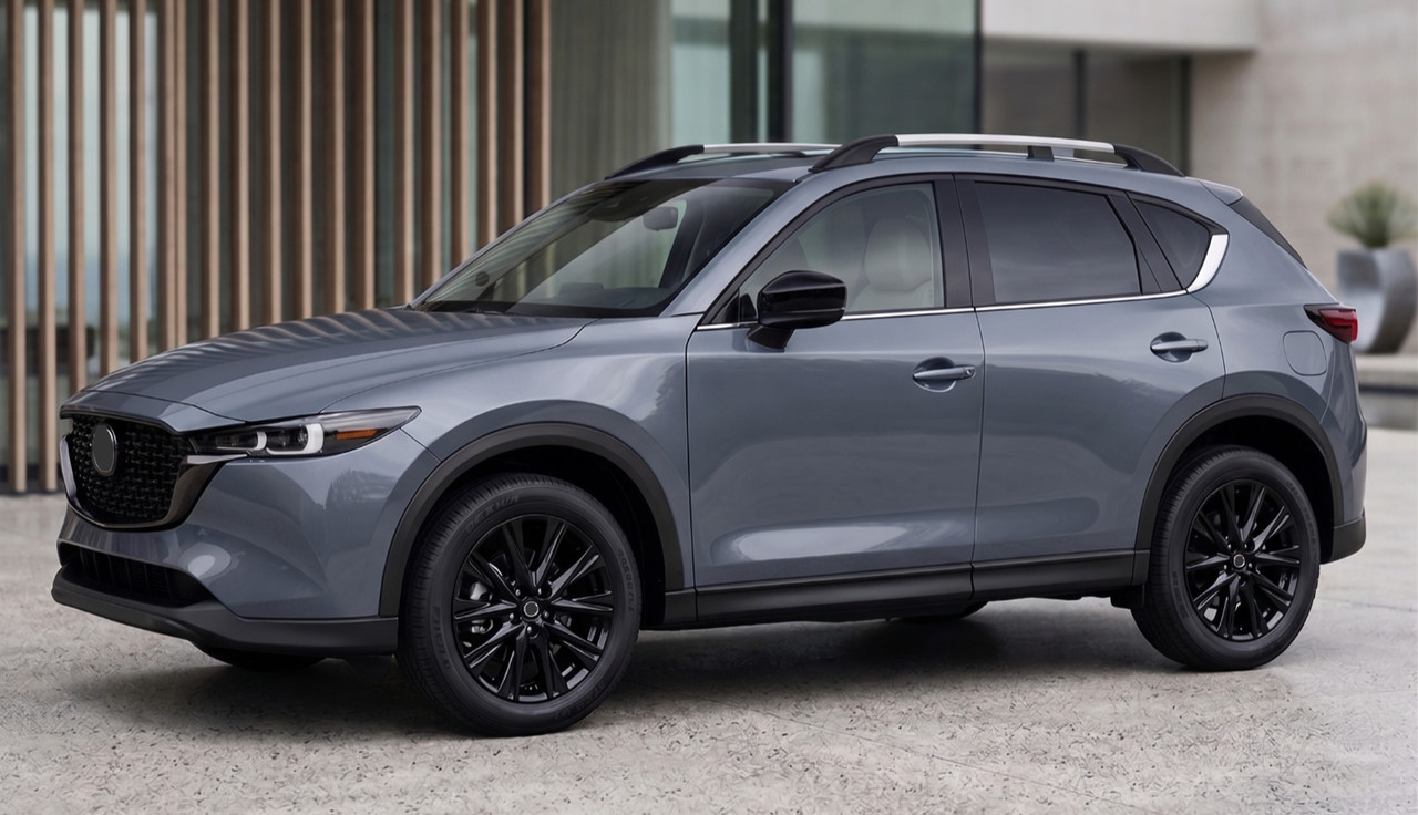 Aluminium Roof Rack Rails Side Bars To Fit Mazda CX-5 (2018-25)