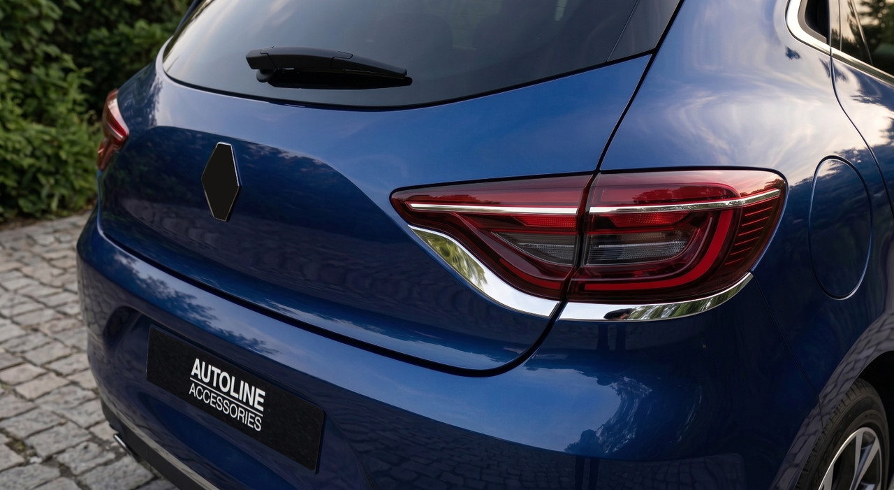 Chrome Rear Tail Light Trims To Fit Renault Clio V (2019-)