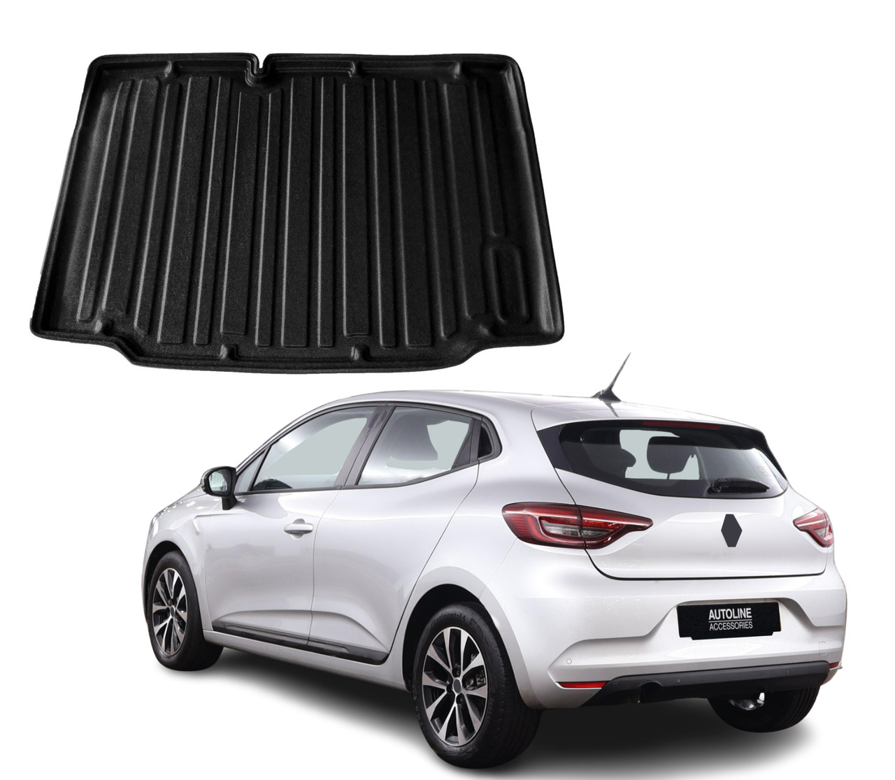 Rear Boot Mat Trunk Liner Cover Protector Tray To Fit Renault Clio V (2019-25)