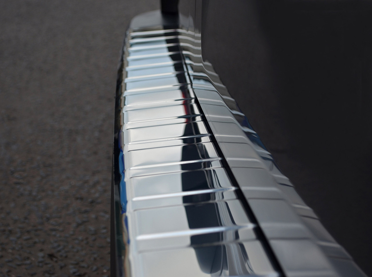 Chrome Rear Bumper Protector Guard Steel To Fit Nissan Primastar (2022+)