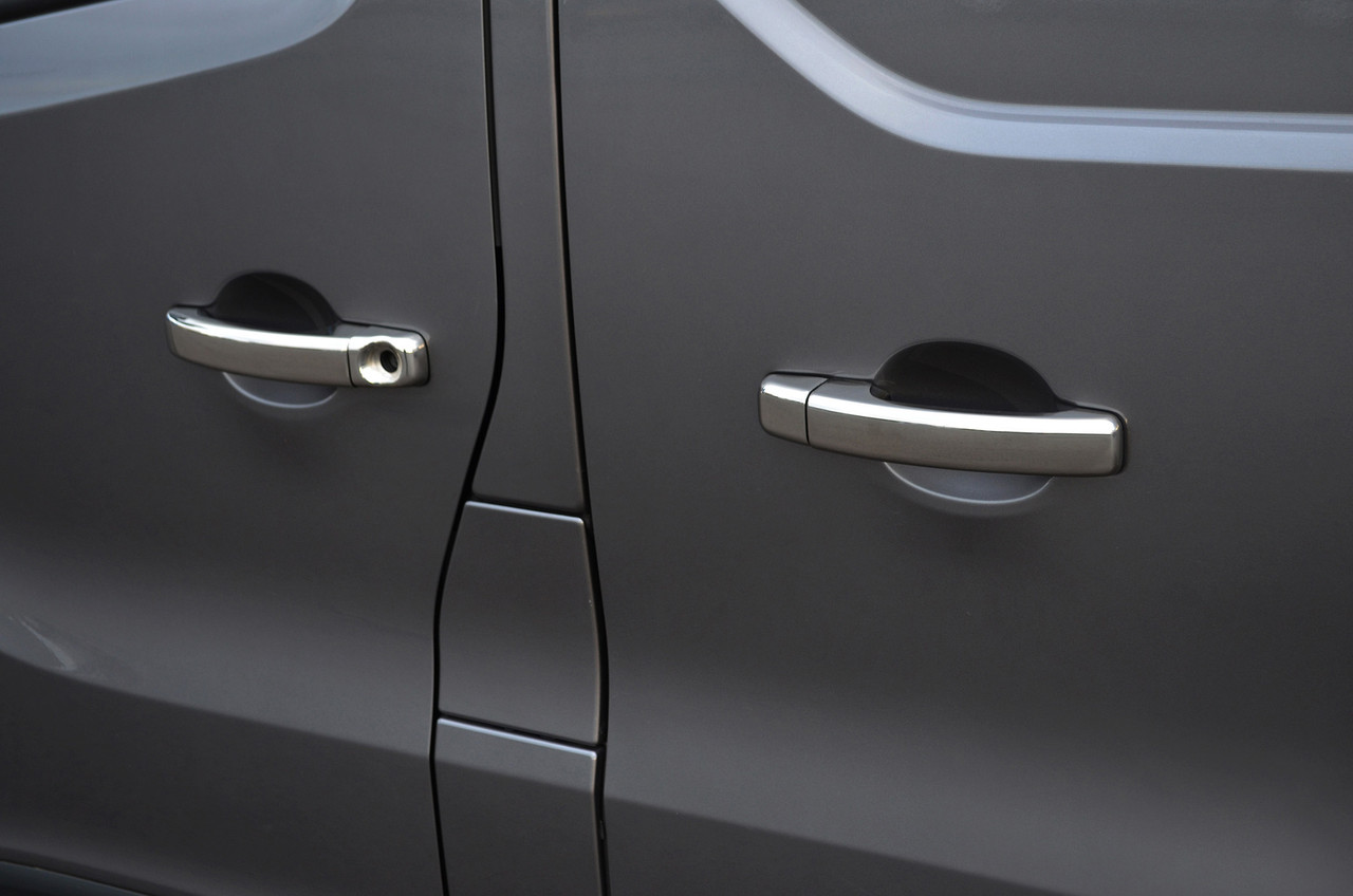 Chrome Door Handle Covers Trim Set To Fit Nissan Primastar (2022+) - 5 Door