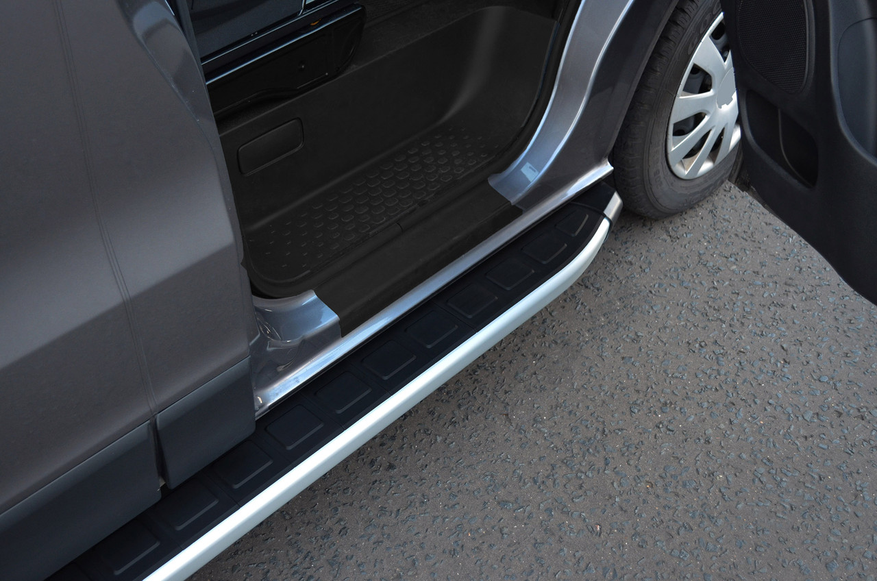 Aluminium Side Steps Bars Running Boards To Fit L2H1 Nissan Primastar (2022+)