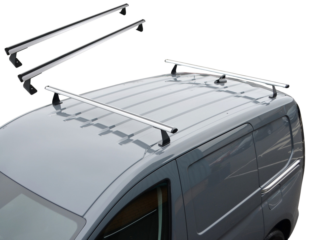 Heavy Duty Cross Bars (2 Bars) To Fit Volkswagen Caddy (2021+)