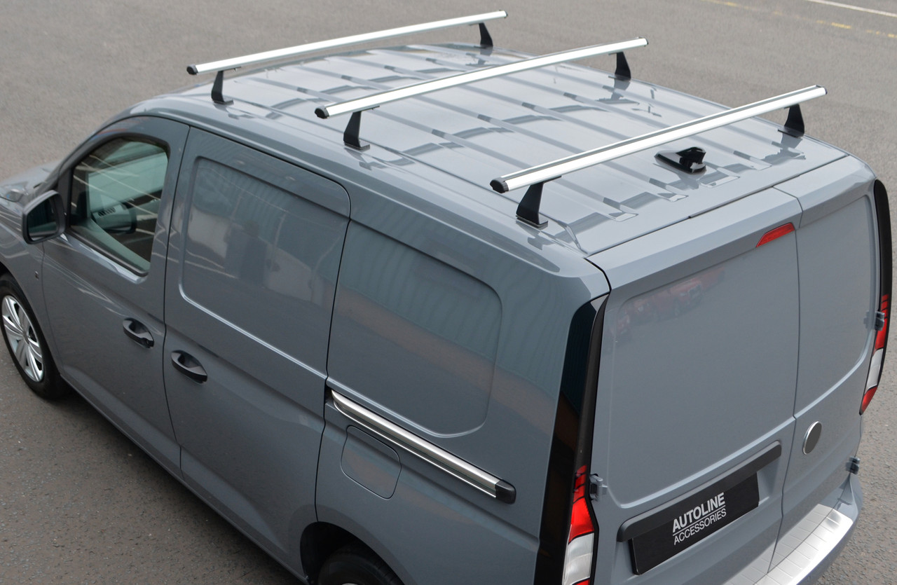 Heavy Duty Cross Bars (3 Bars) To Fit Volkswagen Caddy (2021+)