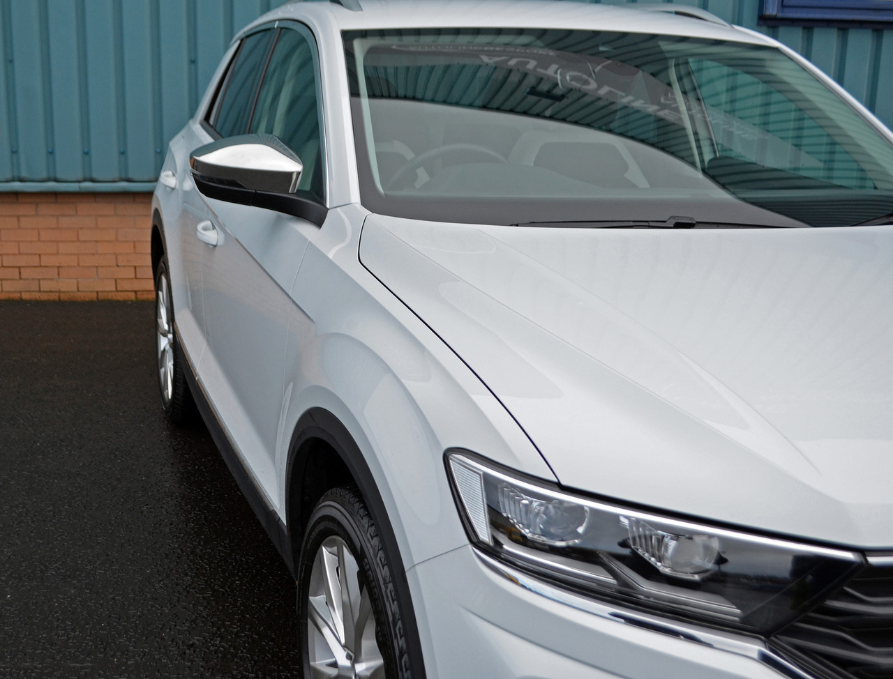 Chrome Wing Mirror Trim Covers Steel To Fit Volkswagen T-Roc (2017-21)