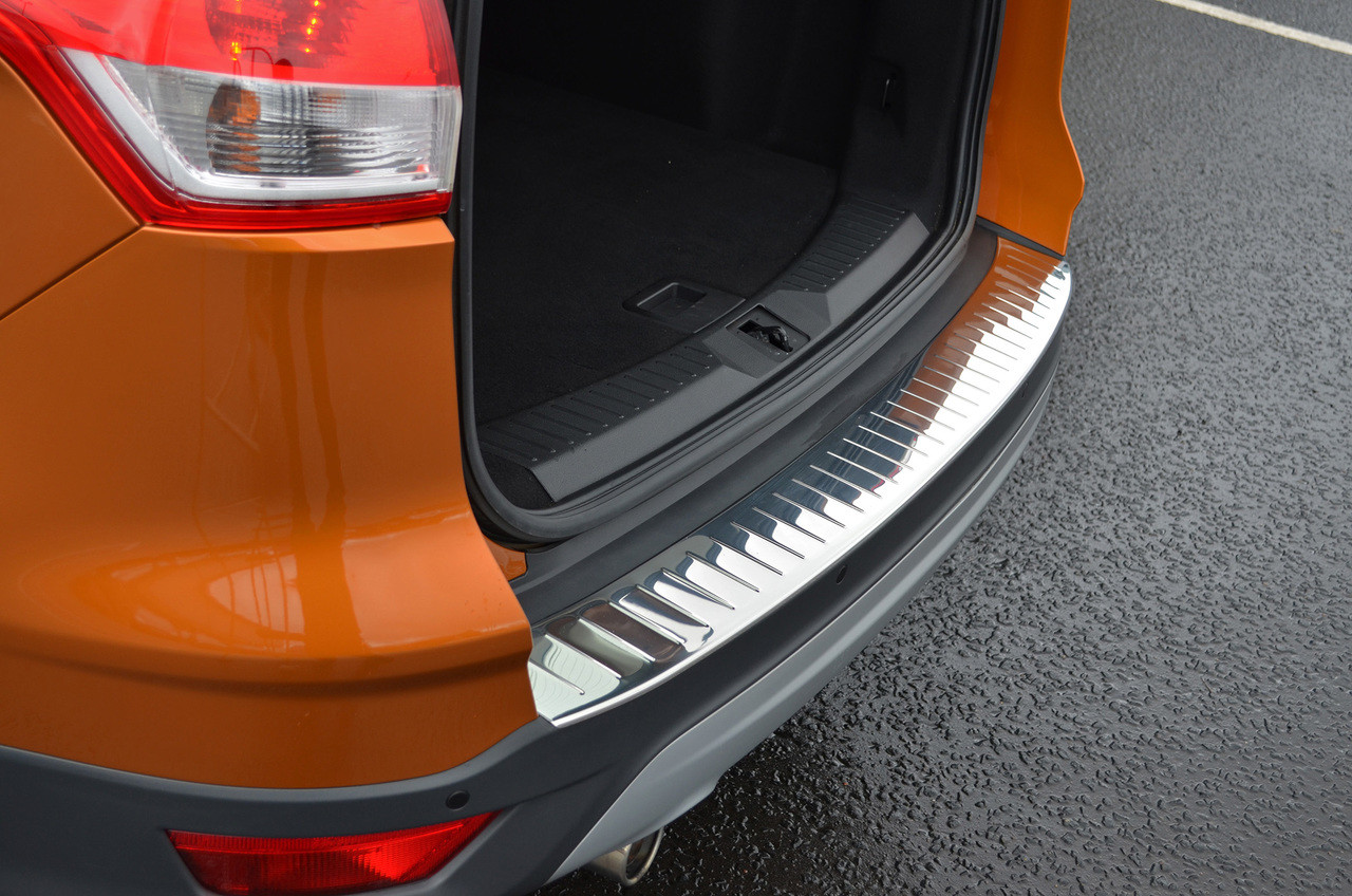 Premium Chrome Bumper Sill Protector Trim Cover To Fit Ford Kuga (2013