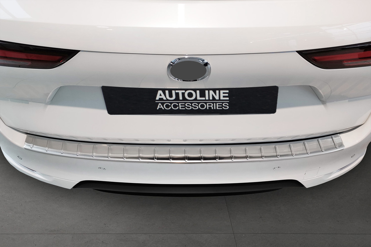 Lux Rear Bumper Protector Guard (Satin Silver) To Fit Mazda CX-60 (2022+)