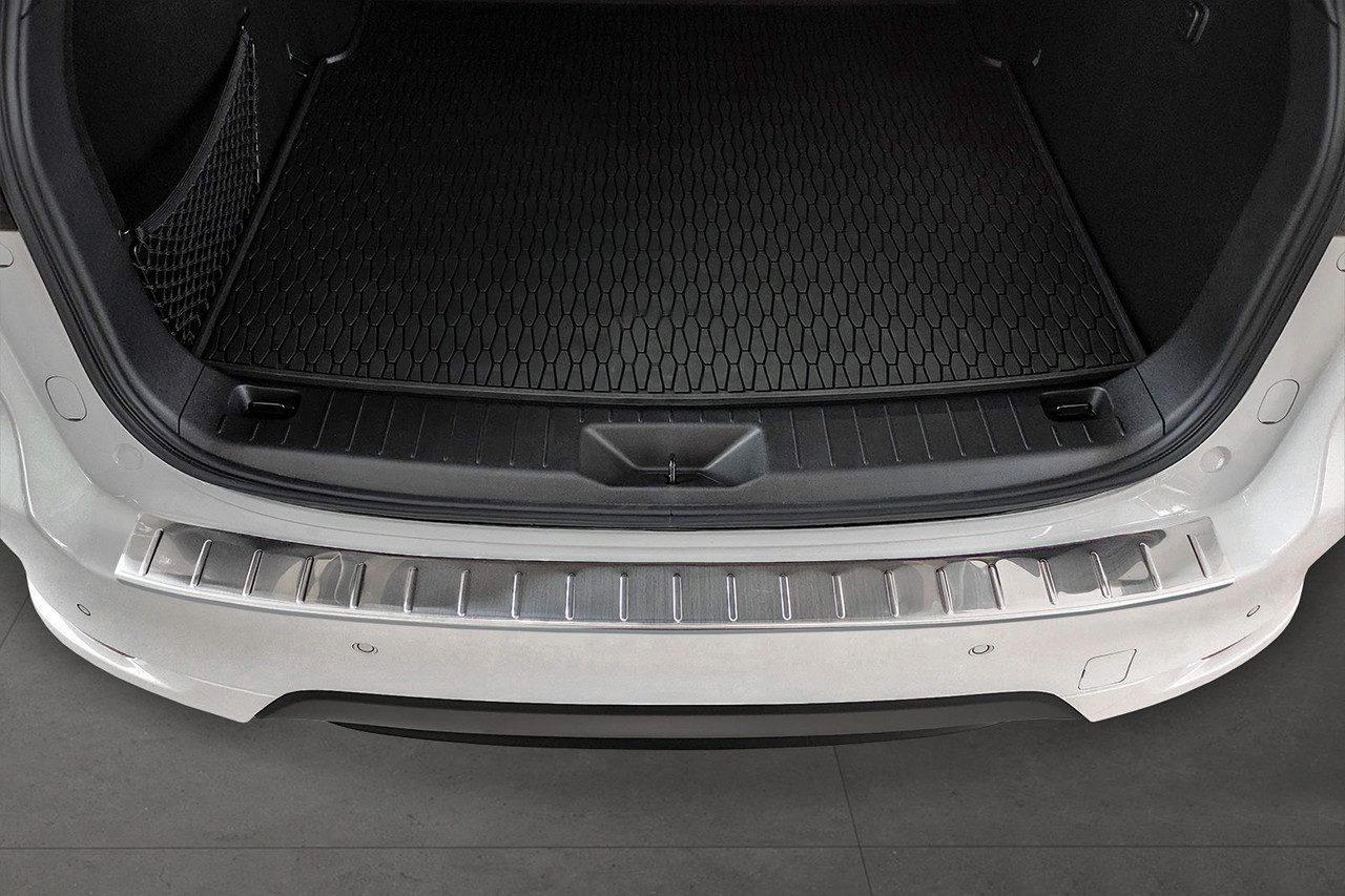 Lux Rear Bumper Protector Guard (Satin Silver) To Fit Mazda CX-60 (2022+)