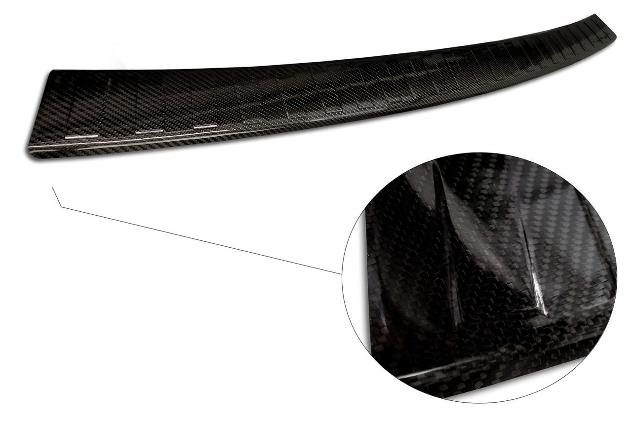 Rear Bumper Protector Guard (Real Carbon Fibre) For VW T5 Transporter (2003-15)