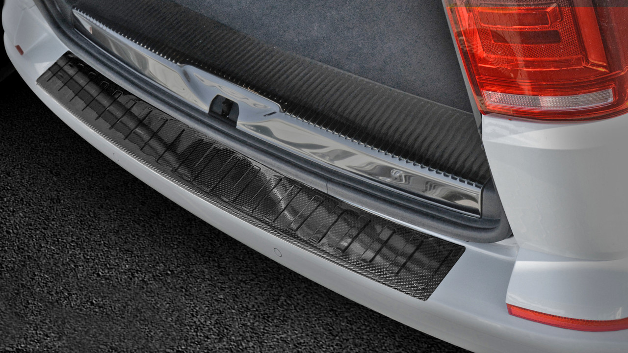 Rear Bumper Protector Guard (Real Carbon Fibre) For VW T6 Transporter (2016+)