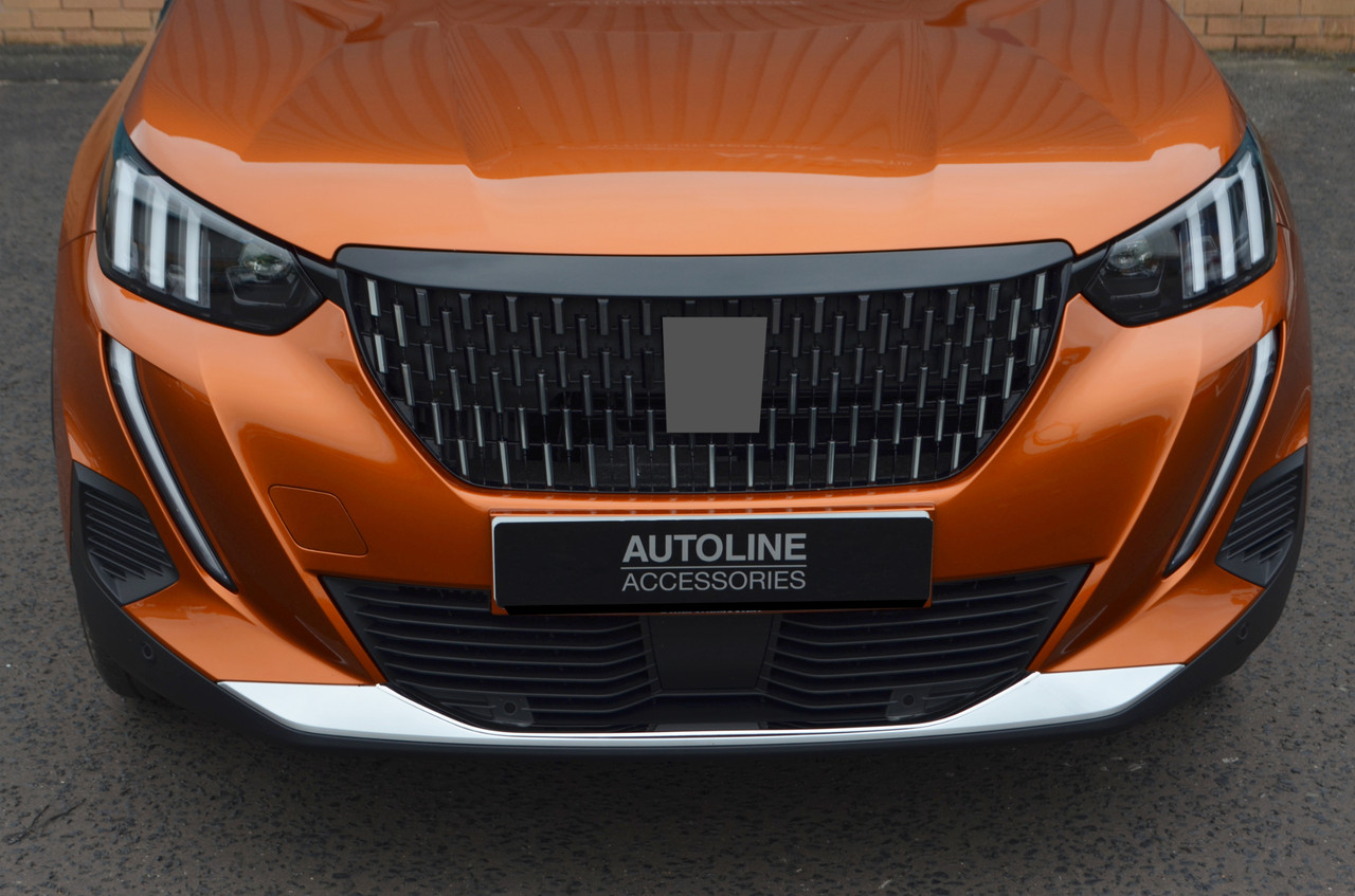 Chrome Front Bumper Grille Trim To Fit Peugeot 2008 (2020+)