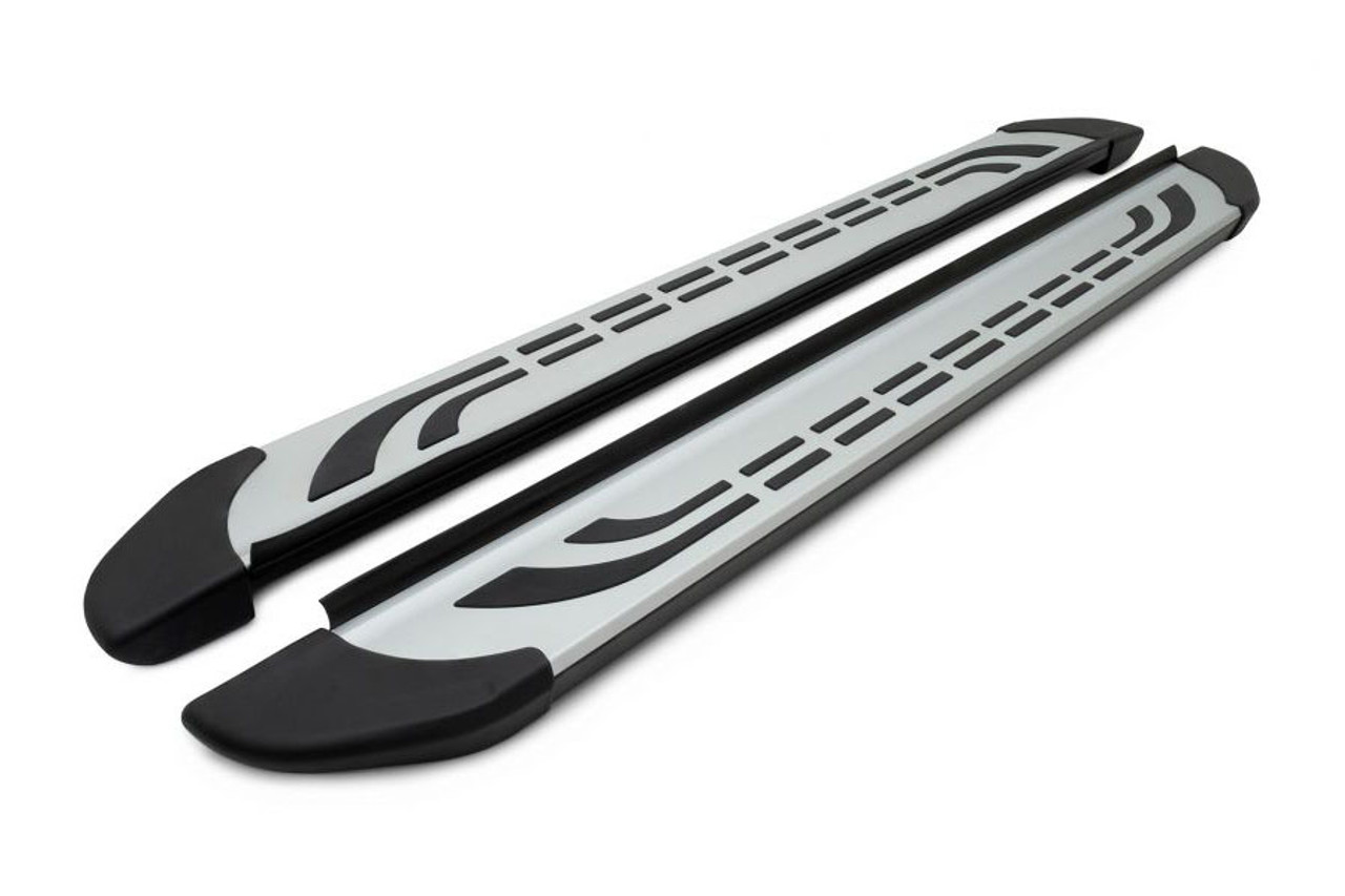 Silver Aluminium Side Steps Bars Running Boards To Fit Peugeot 2008 (2020+)