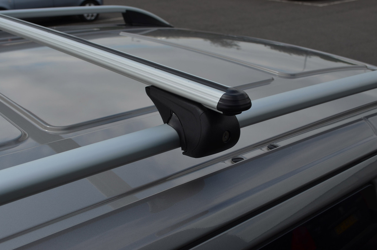 Cross Bars For Roof Rails To Fit Fiat Talento (2016+) 75KG Lockable