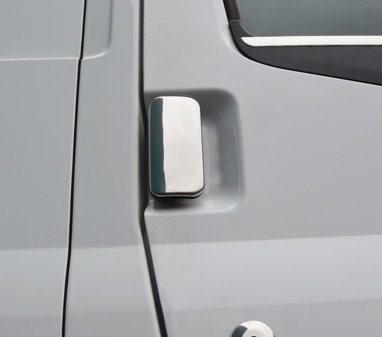 Chrome Door Handle Trim Set Covers To Fit Ford Transit 4dr (2000-13)