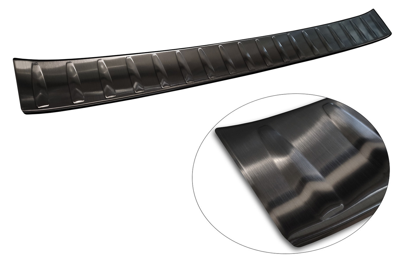 Rear Bumper Protector For Volkswagen ID. Buzz (2022+) - Black Graphite Brushed