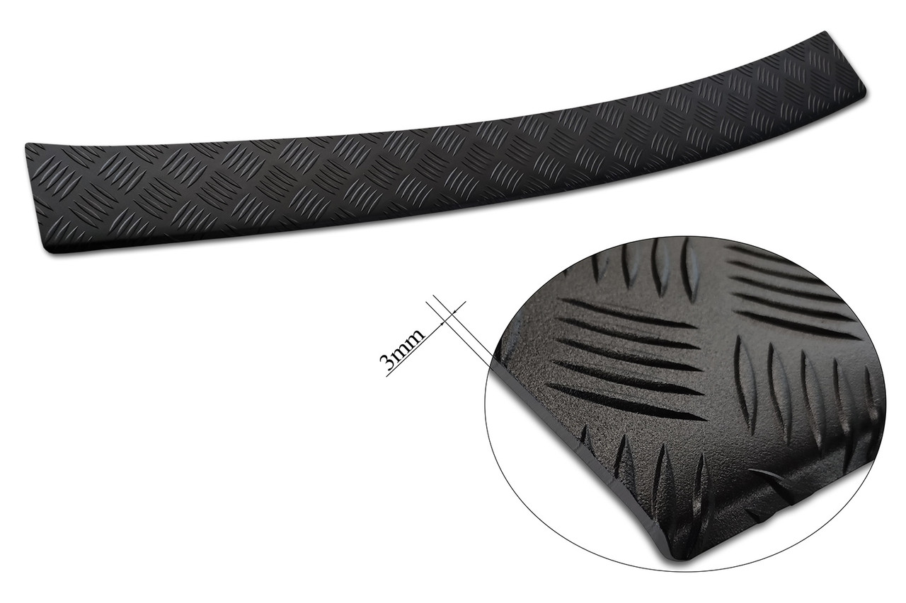 Lux Anodised Black Rear Bumper Protector To Fit Volkswagen ID. Buzz (2022+)