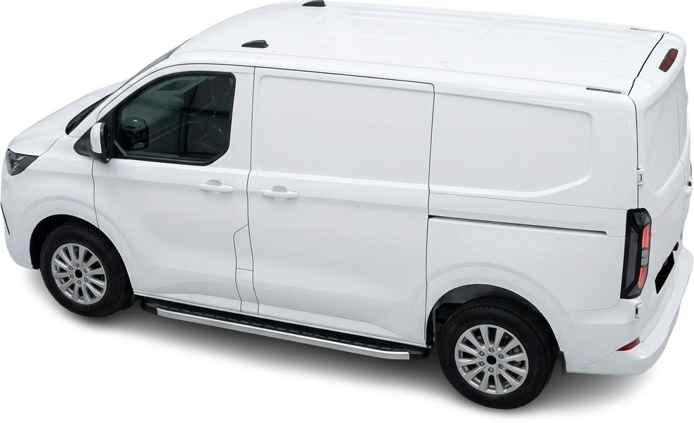 Aluminium Side Steps Bars Running Boards For L2 LWB Ford Transit Custom (2024+)