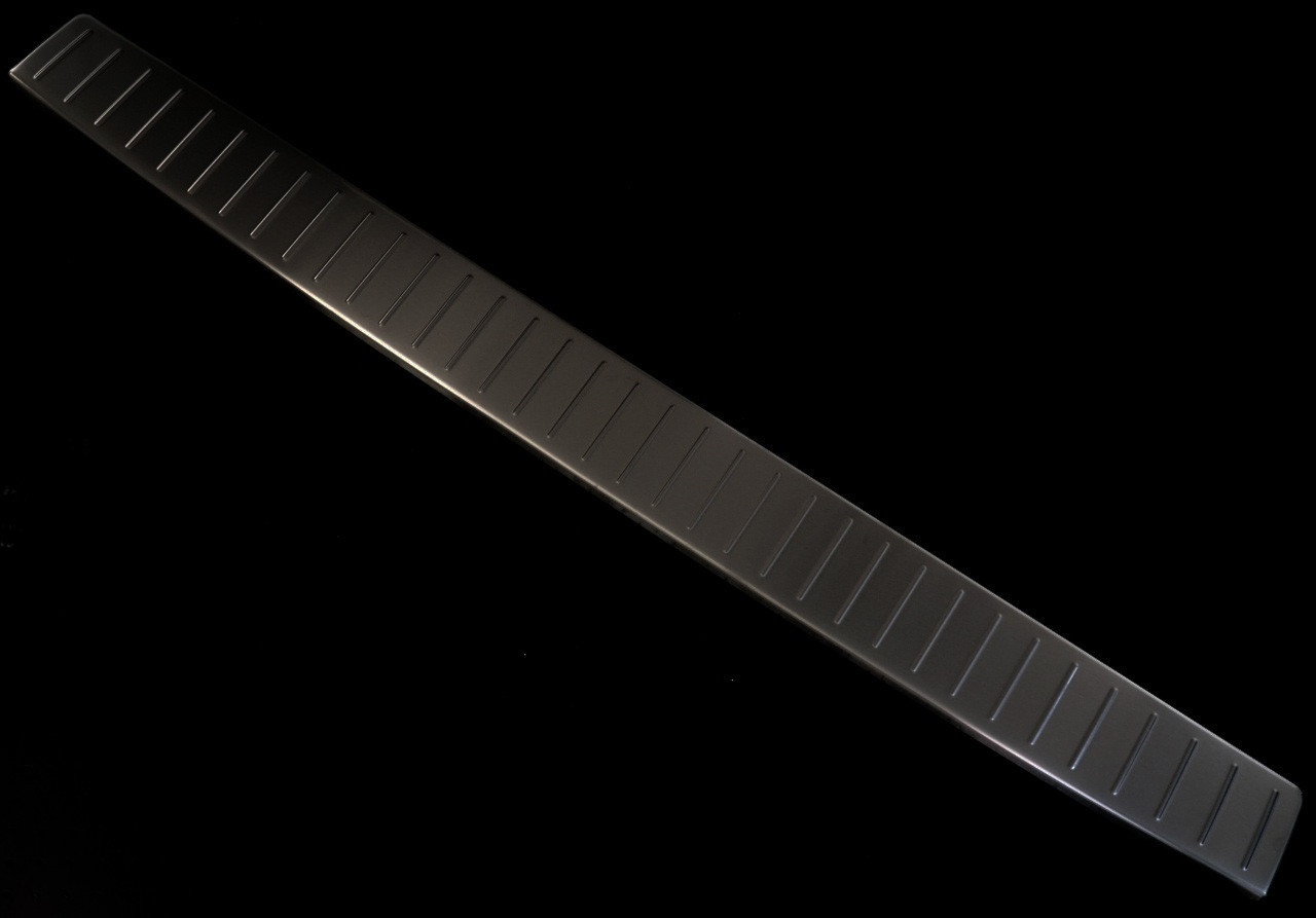 For Mercedes V-Class (2015+): Rear Bumper Protector Guard Brushed Black Steel