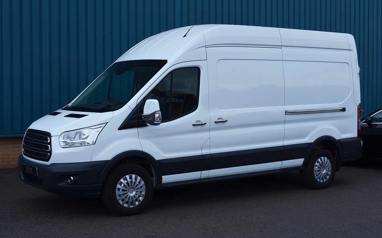 Chrome Door Handle Trim Set Covers To Fit Ford Transit 5dr (2014+)