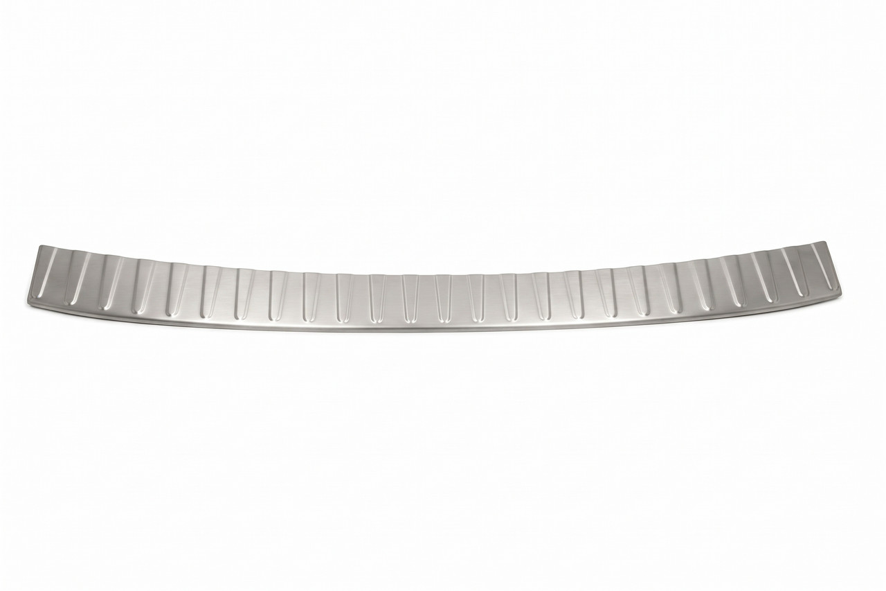 To Fit Volkswagen T7 Multivan (2022+): Rear Bumper Protector Guard Brushed Steel