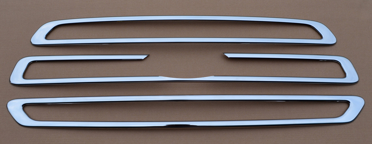 Chrome Grille Accent Trim Set Covers 3Pc To Fit Ford Transit (2014+)
