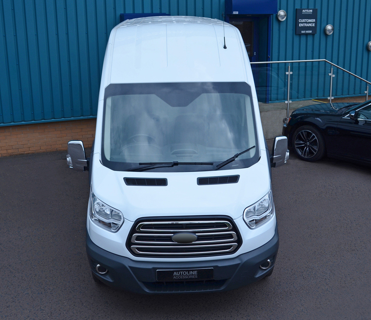 Chrome Grille Accent Trim Set Covers 3Pc To Fit Ford Transit (2014+)