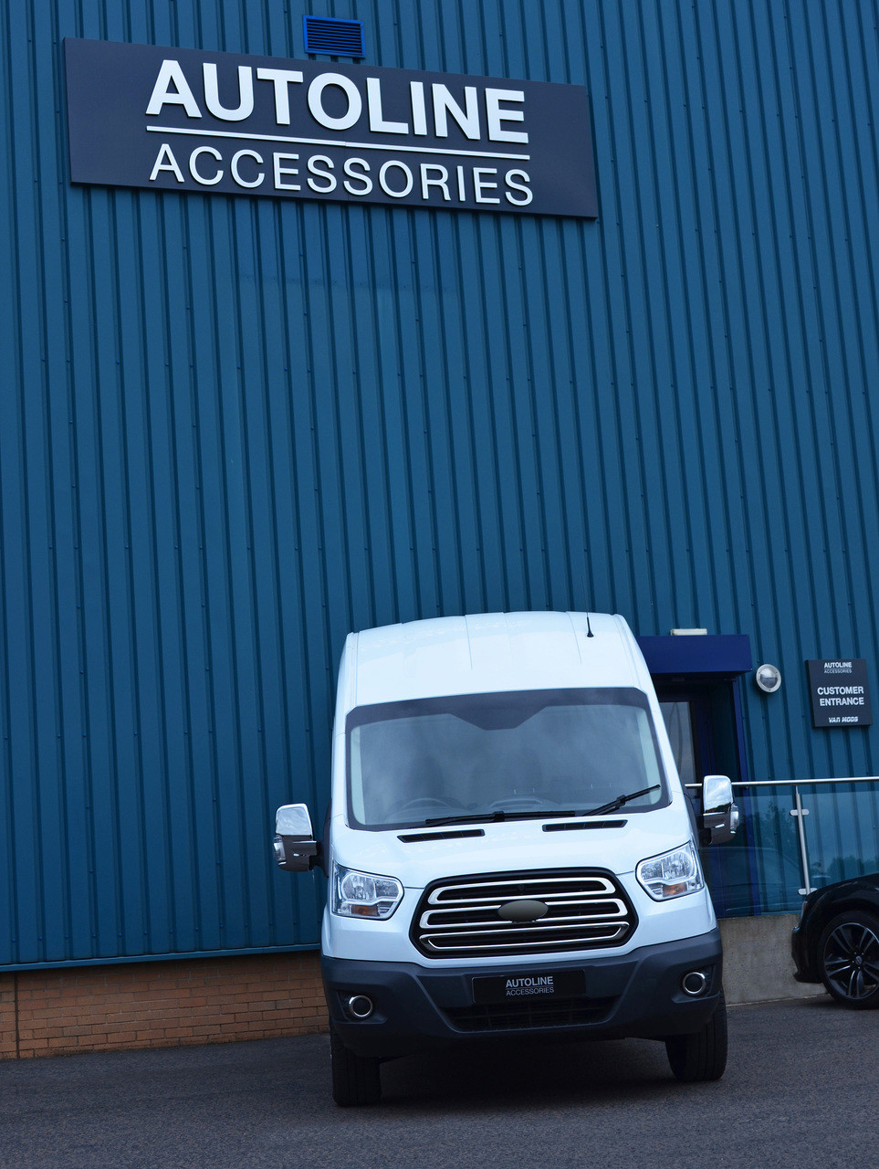 Chrome Grille Accent Trim Set Covers 3Pc To Fit Ford Transit (2014+)