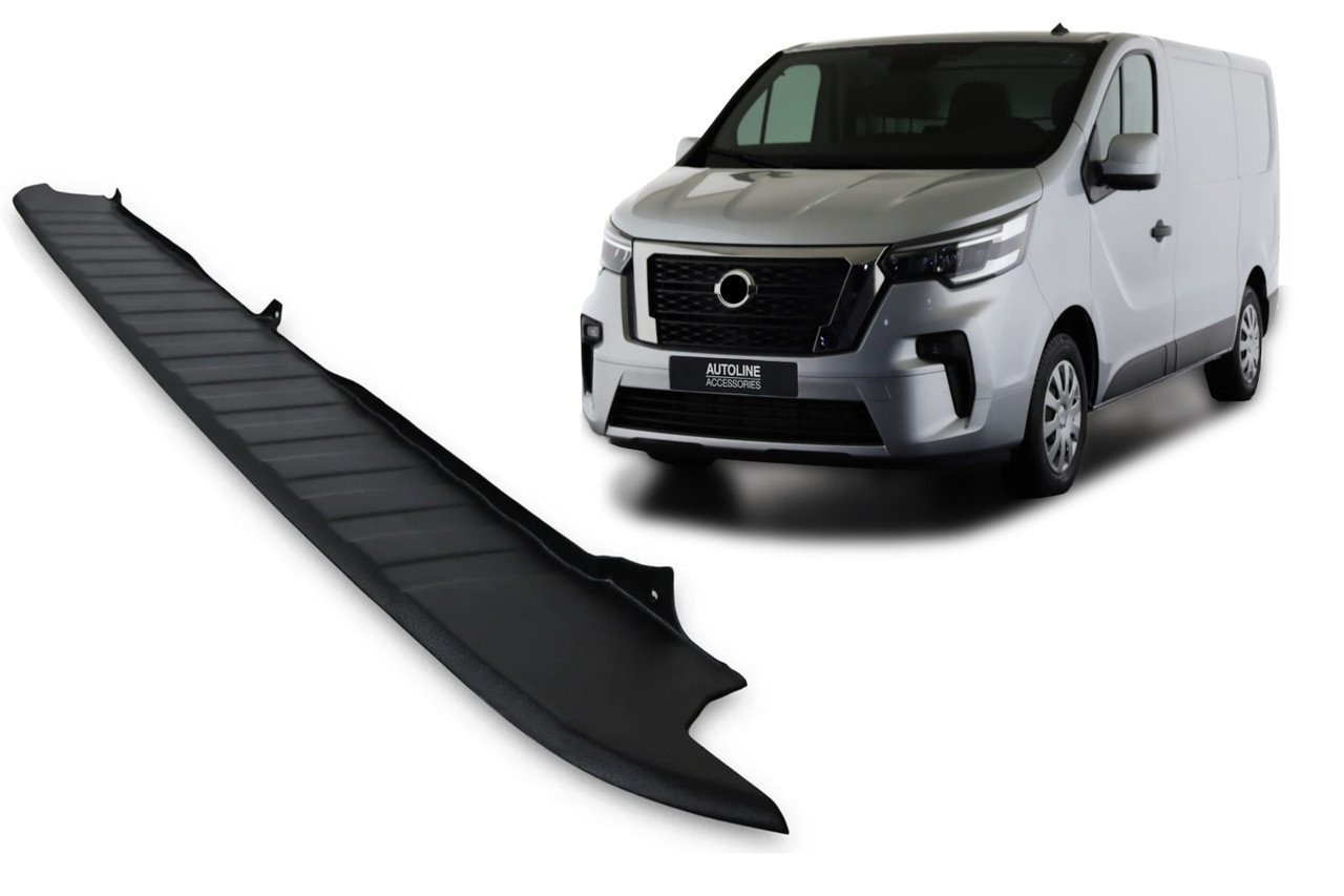 Black ABS Rear Bumper Protector Guard To Fit Nissan Primastar (2022+)