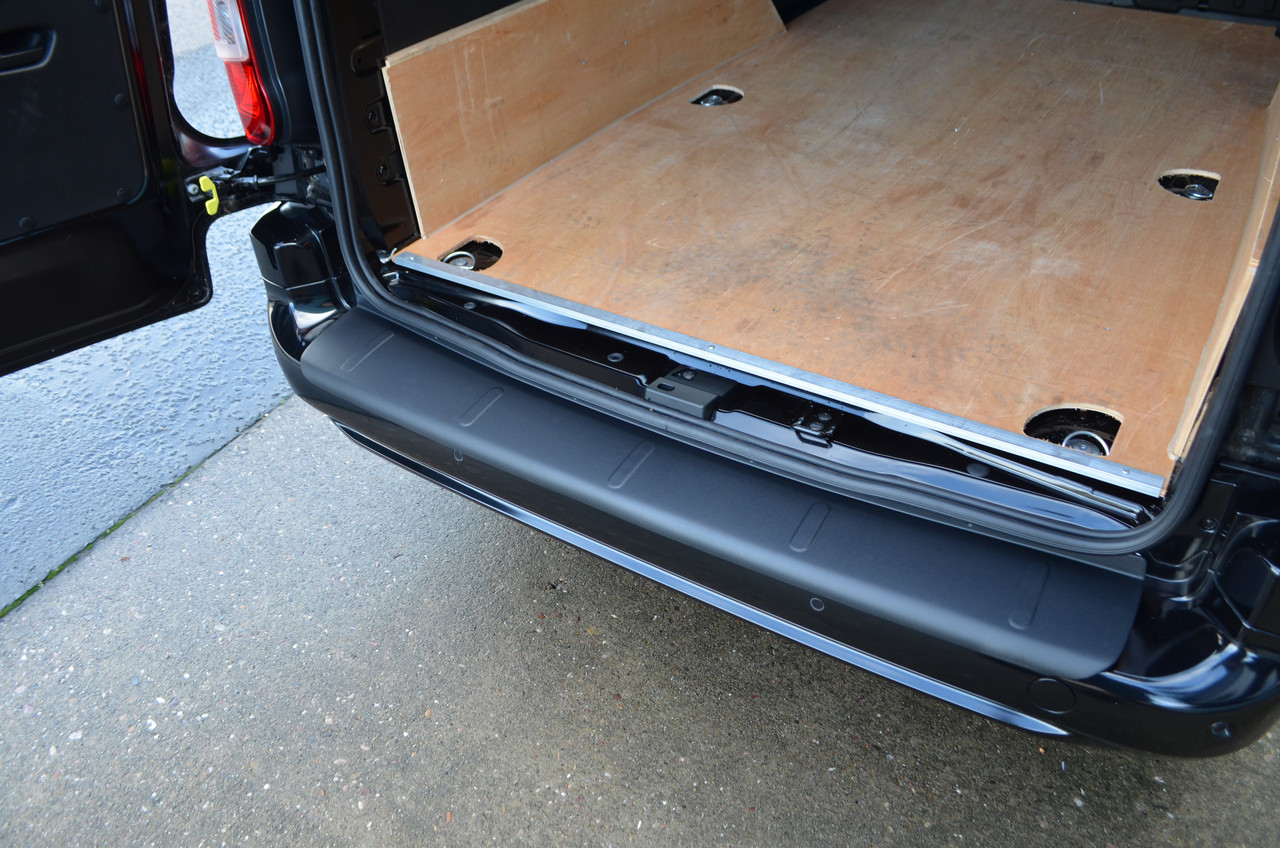 Black ABS Rear Bumper Protector Guard To Fit Toyota ProAce City (2019+)