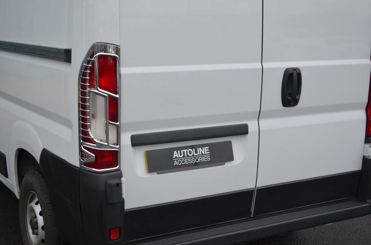 Chrome Rear Tail Light Trim Covers To Fit Citroen Relay (2014+)