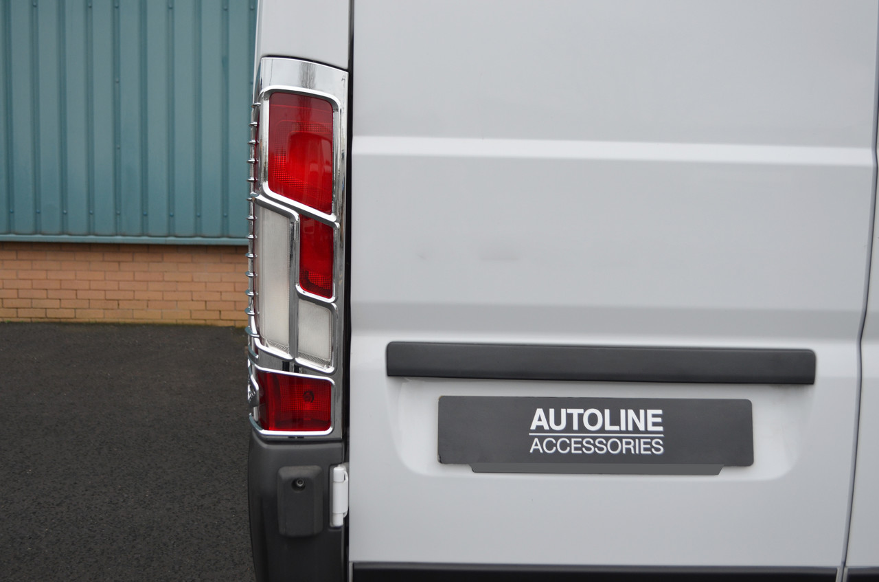 Chrome Rear Tail Light Trim Covers To Fit Citroen Relay (2014+)
