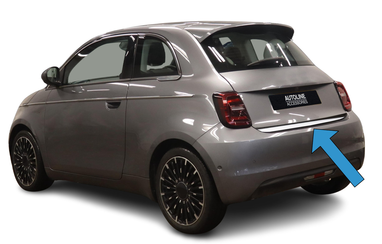 Chrome Rear Tailgate Styling Trim To Fit Fiat 500e (2021+)