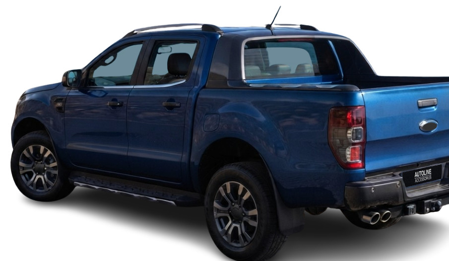 Chrome Side Door Window Sill Trim Covers To Fit Ford Ranger (2015-2022)